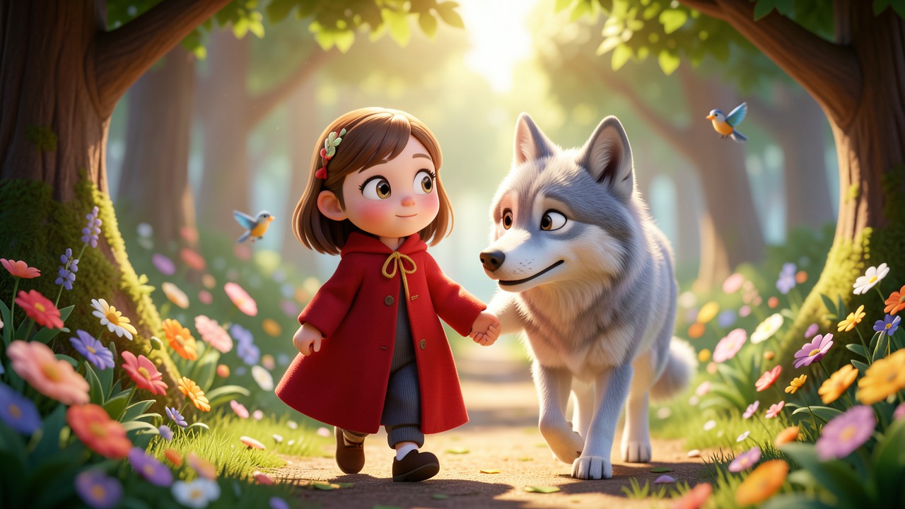 Short Story of Little Red Riding Hood: A Sweet Forest Adventure (short story of little red riding hood)