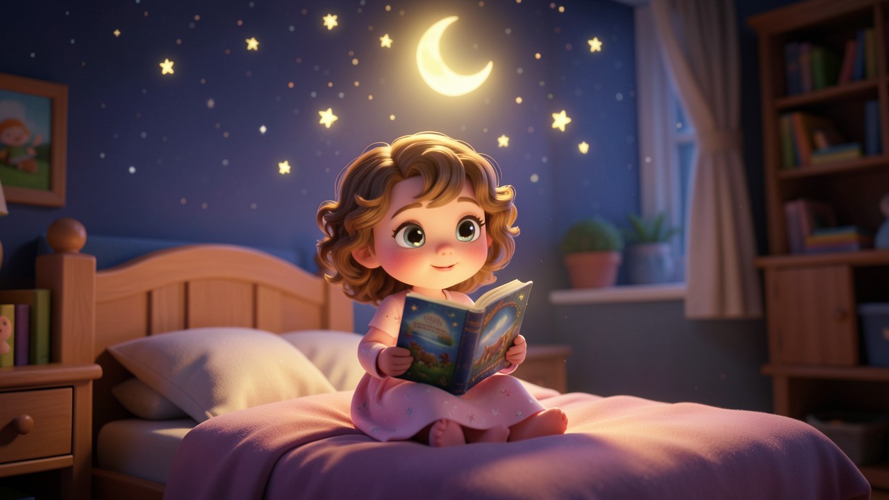 Histoire pour dormir 4 ans : La Chanson de Lune et d’Étoiles