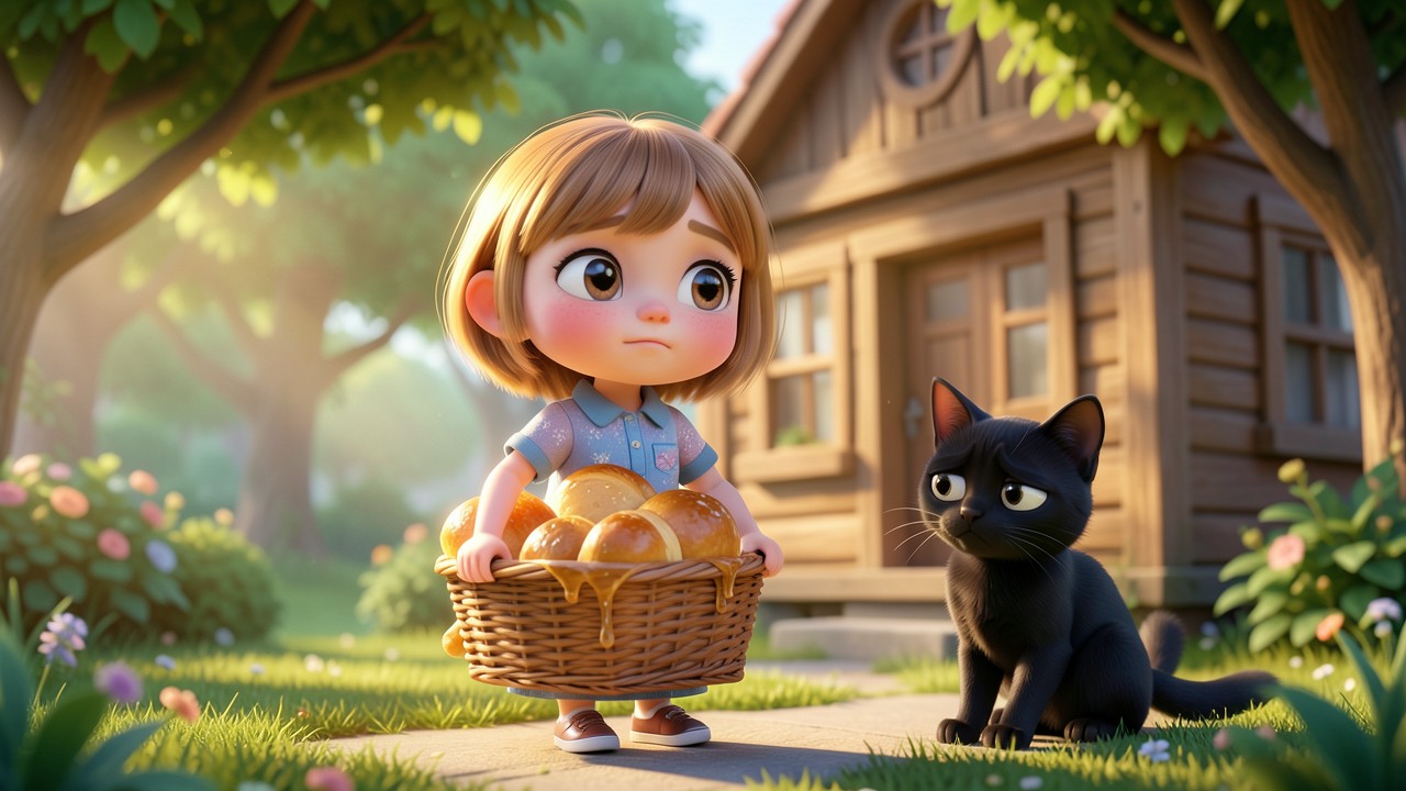 Fábula Curta Sobre o Pão de Mel e o Gato Esperto