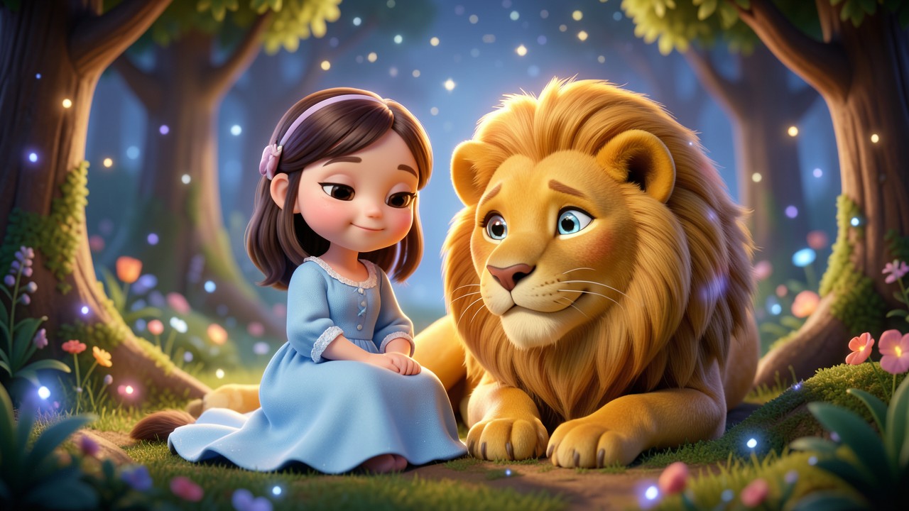 Historinha para dormir princesa: A Princesa e o Leão Adormecido
