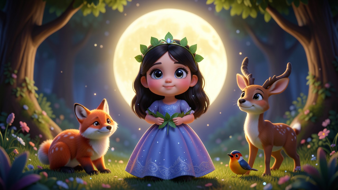 Childrens Princess Stories: The Moonlit Crown