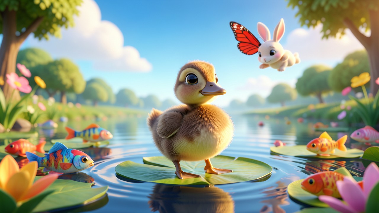 Patinho Feio Conto: A Aventura do Lago dos Sonhos