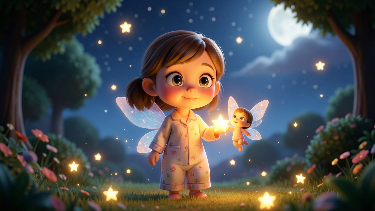 Gute Nacht Geschichte Kinder: Das Lied der Sternenlichter