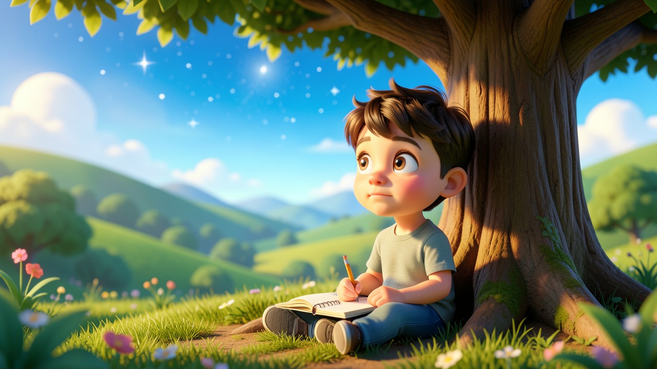 Como hacer un cuento de la vida de un niño: El viaje de Lucho el curioso
