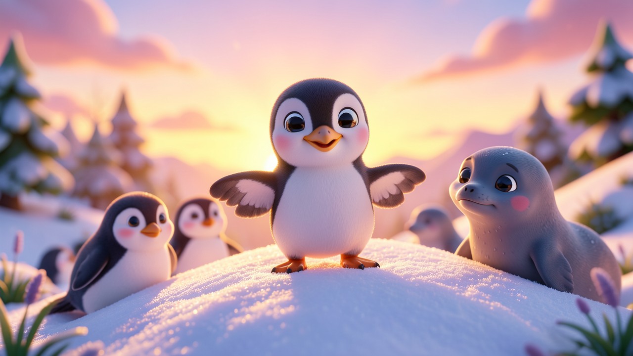 Histórias de superação curtas: O Pequeno Pinguim que Aprendeu a Voar