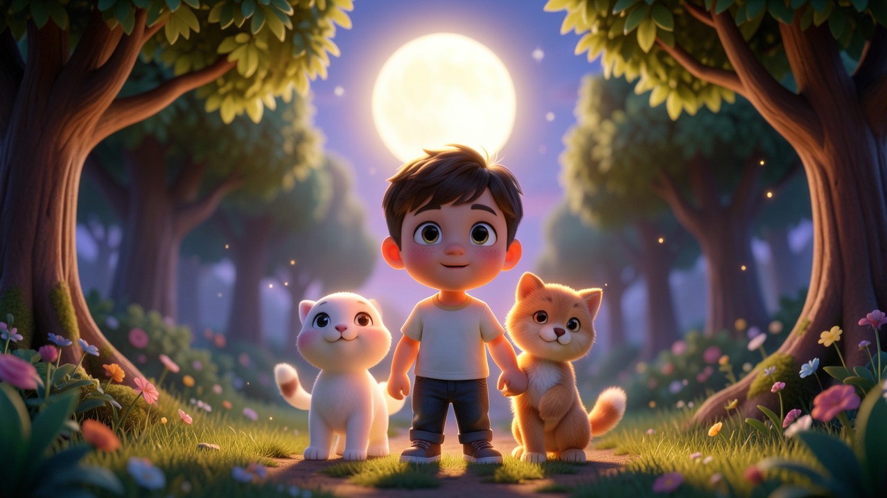 Breve racconto fantastico per bambini: La luna che cantava