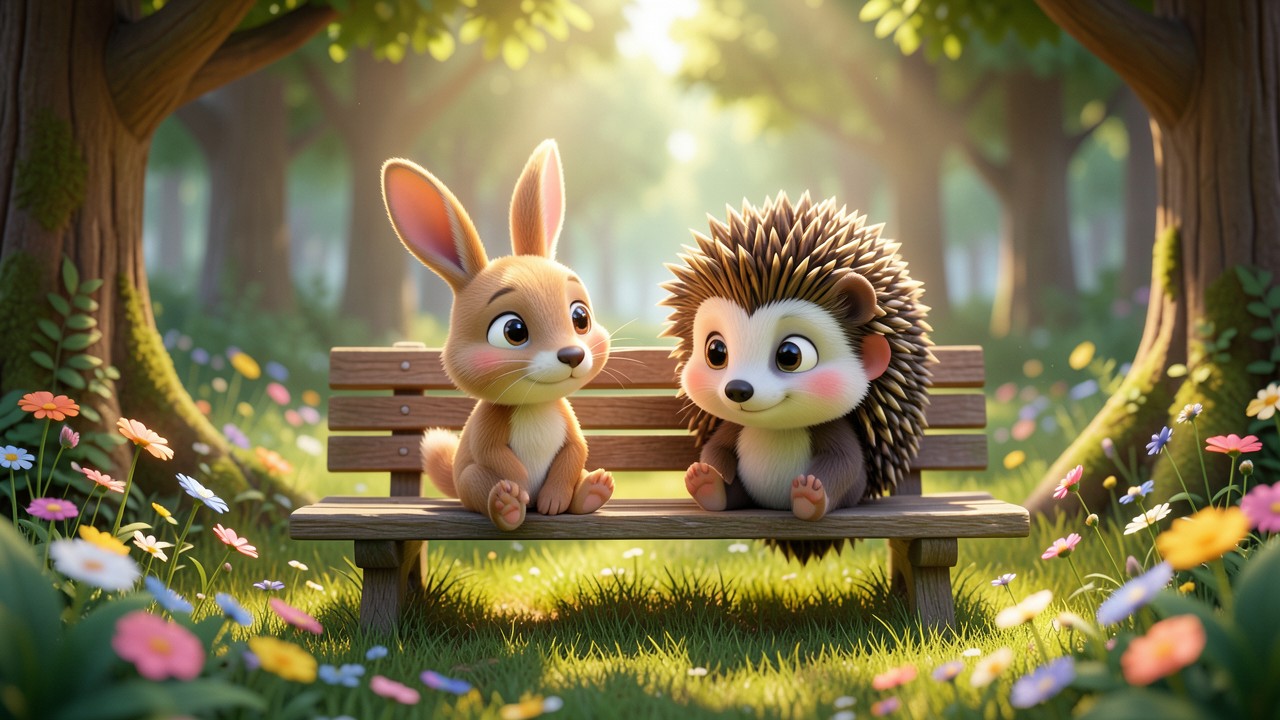 Fabel Hase und Igel: Der Tag der vergessenen Blumen