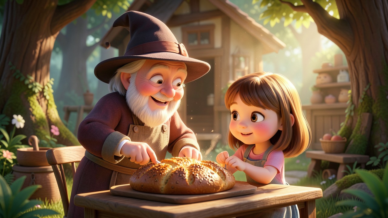 Cuentos de brujas cortos para niños: La bruja y el pan de amaranto