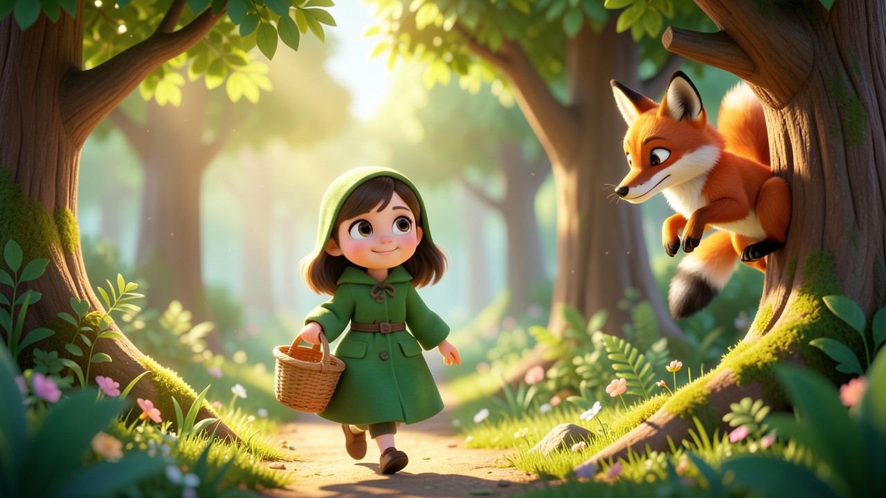 L'histoire conte du Petit Chaperon Vert