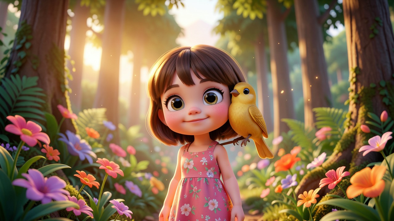 Conto Popular Brasileiro Infantil: A Menina e o Pássaro de Ouro
