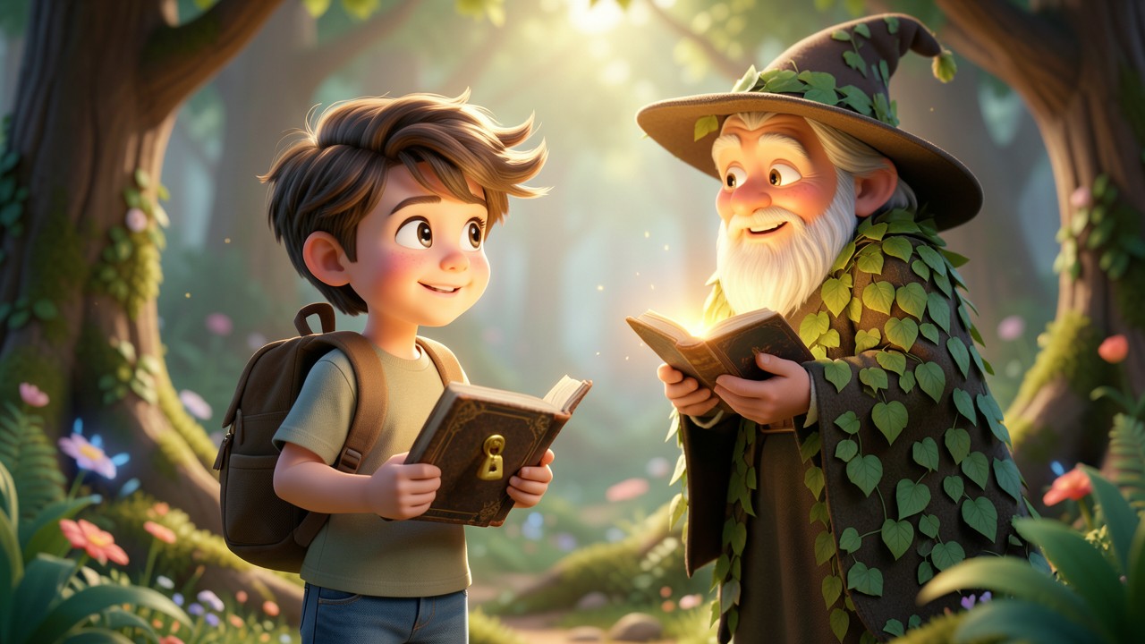Cuentos de hadas para escribir: La bruja del bosque y el libro mágico