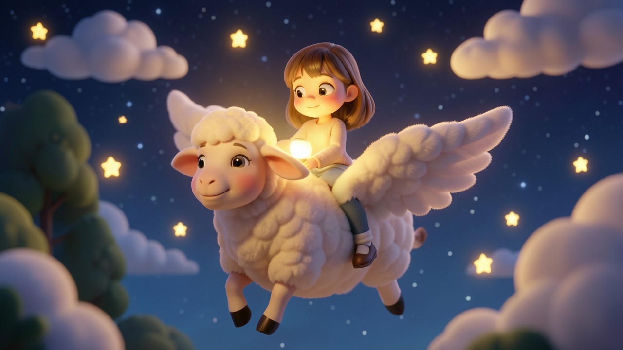 Ein Einschlaf Märchen vom fliegenden Schaf