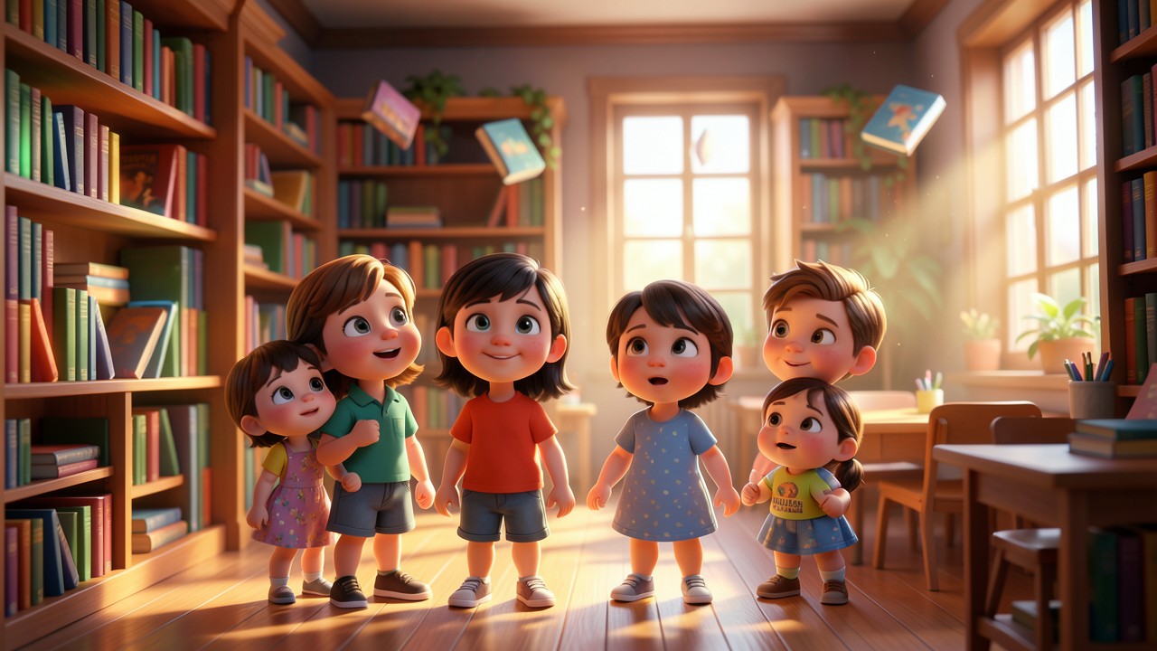 Cuentos de escuela: El secreto del cuarto de los libros