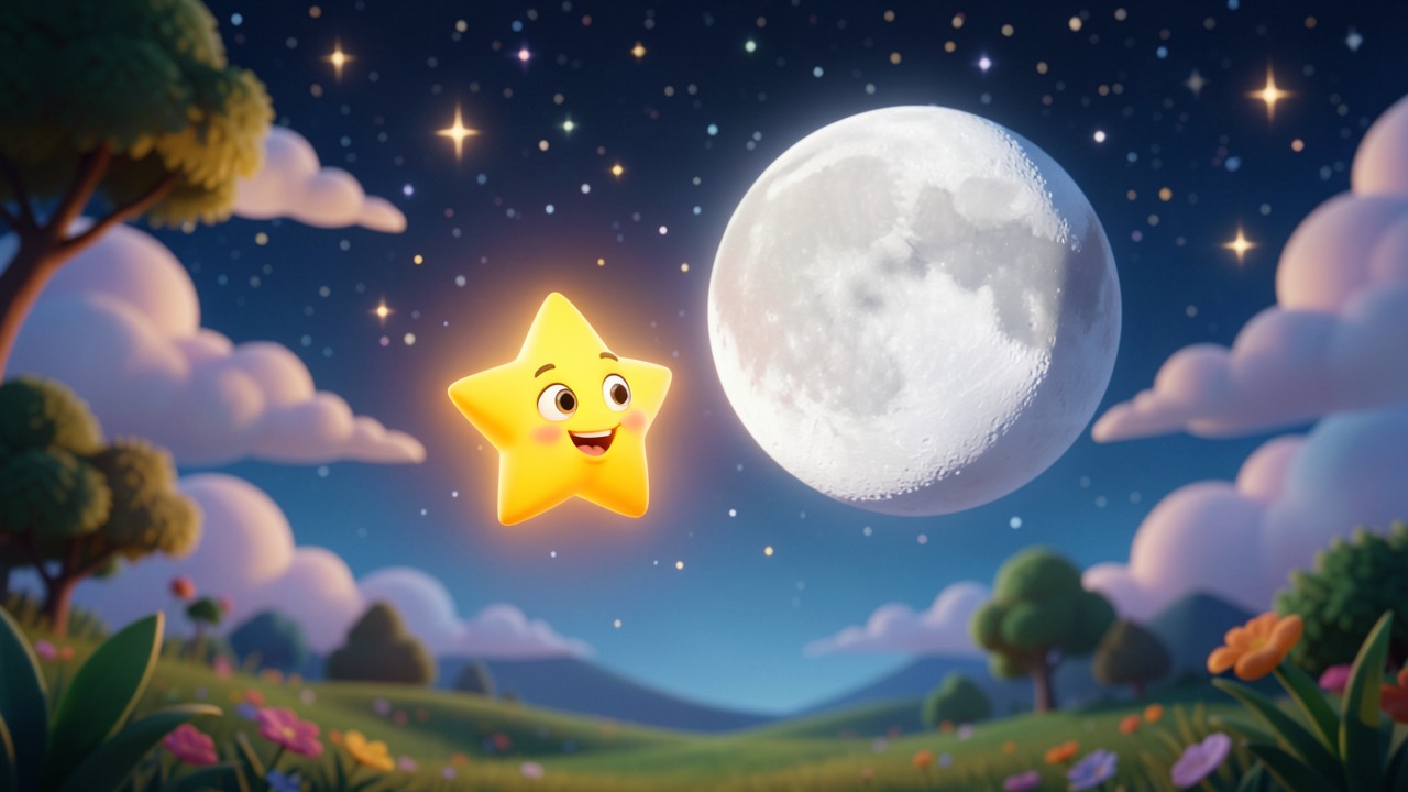 An Inspired Short Story About the Moon and the Little Star