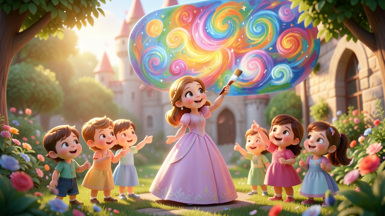 A Story About Princess and the Painted Sky