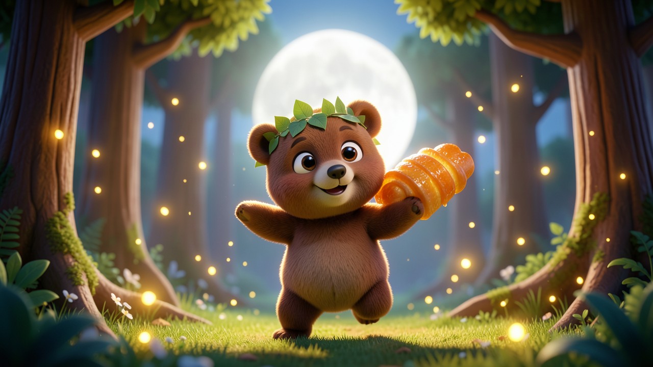 Pequena historinha do Pão de Mel e o Ursinho que Não Sabia Dançar