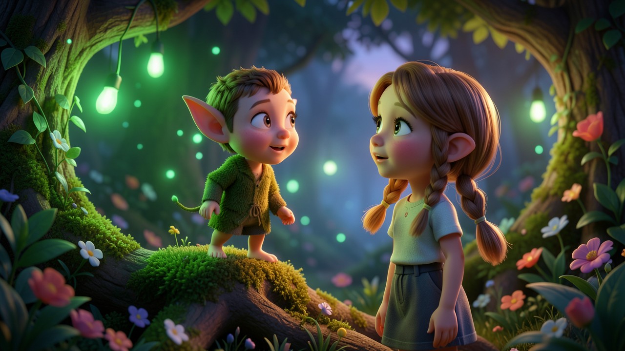 La légende des elfes et la forêt enchantée