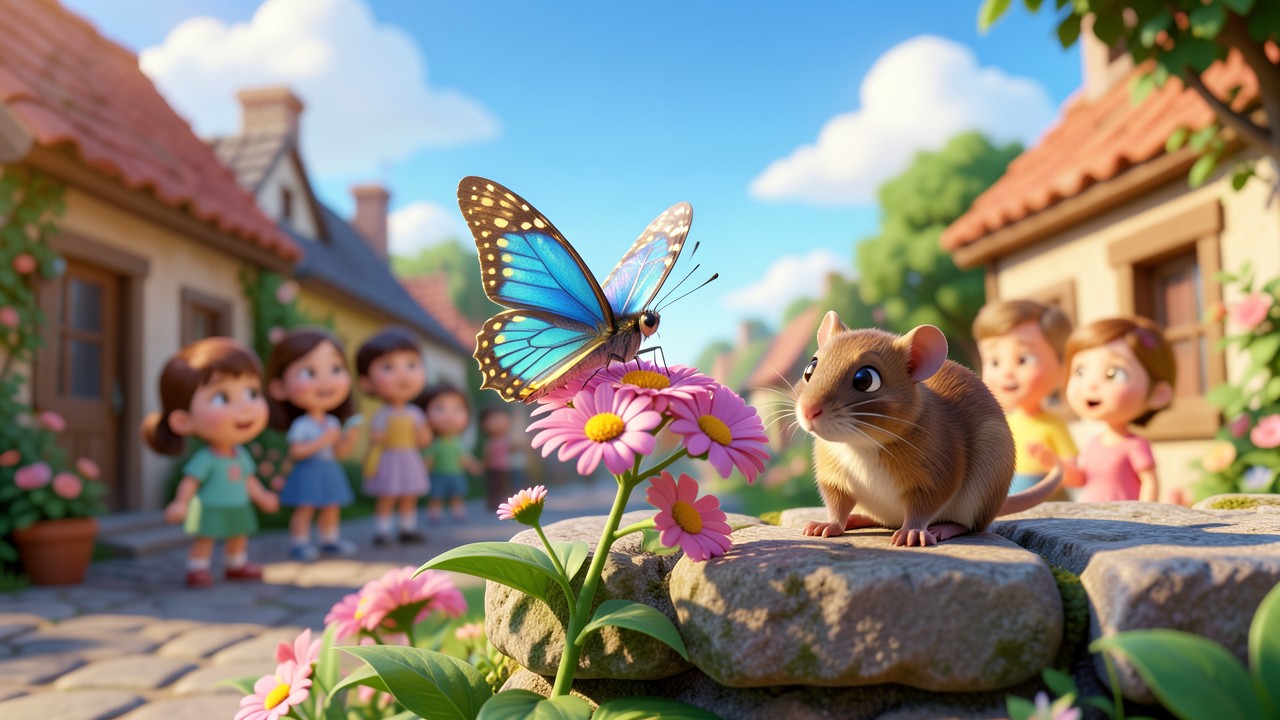 Fabel Geschichte Kurz: Der Schmetterling und das verlorene Lied