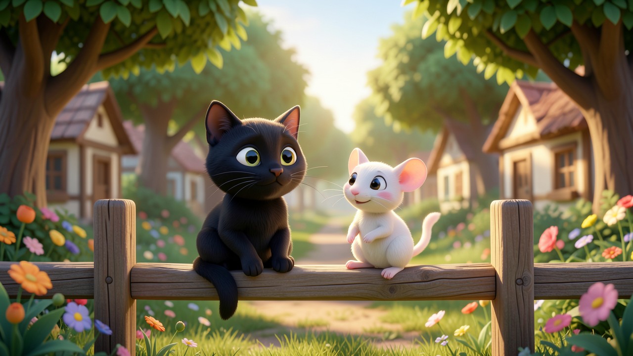 Fábula Infantil Curta: A Lenda do Gato e do Rato