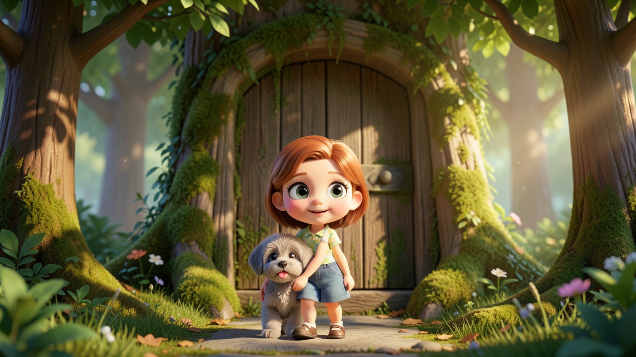 Cuento de un perro y una niña: El refugio de la sombra