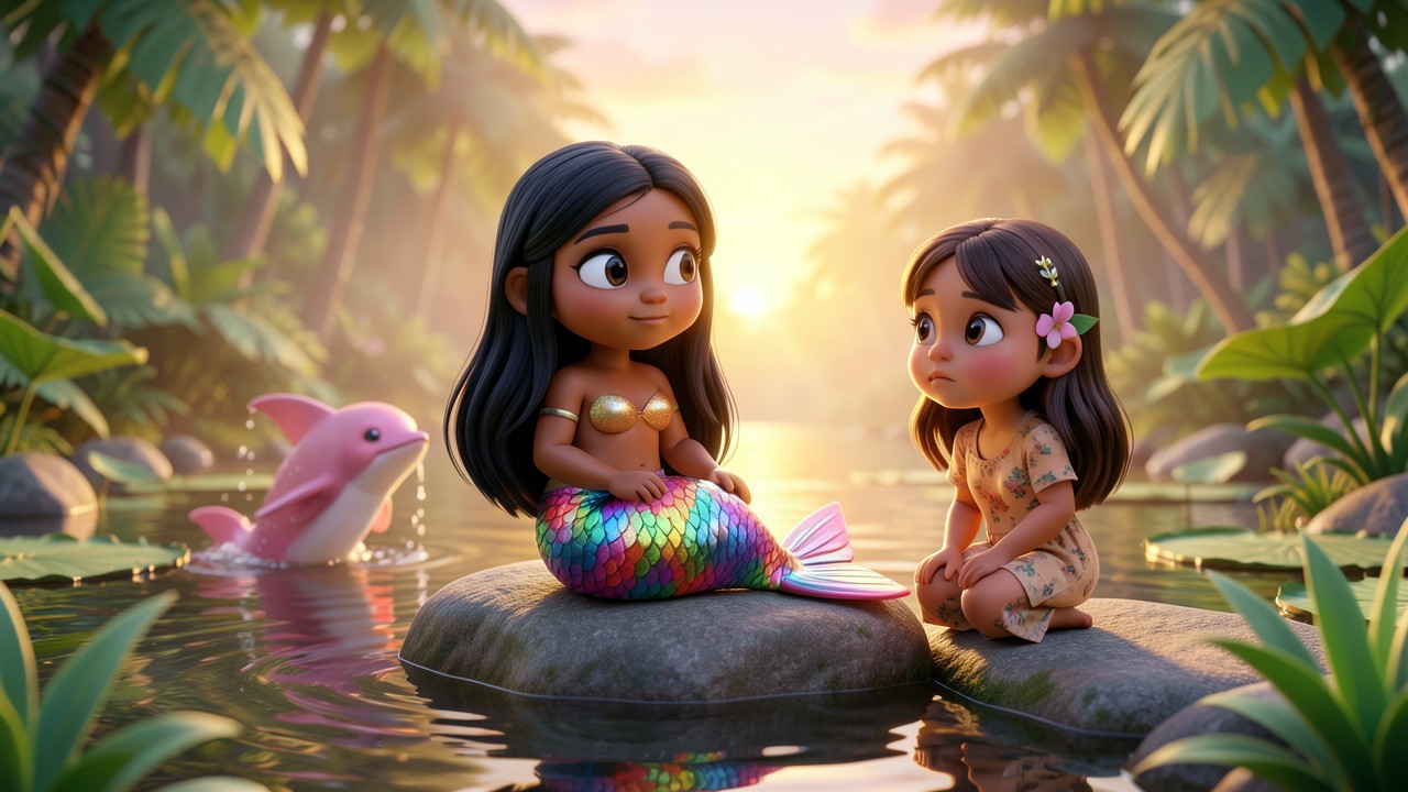 Lenda da Iara Infantil: A Menina que Cantava com os Peixes