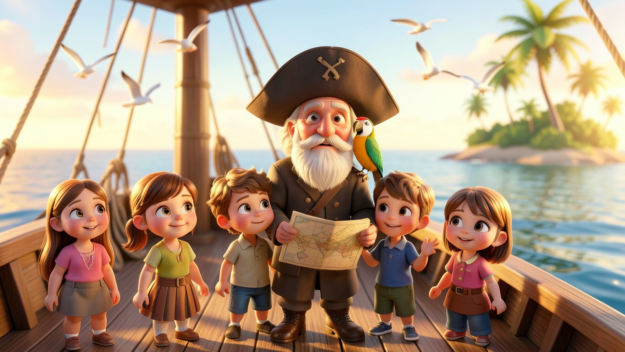 Cuentos de piratas: El mapa del tesoro de los gansos