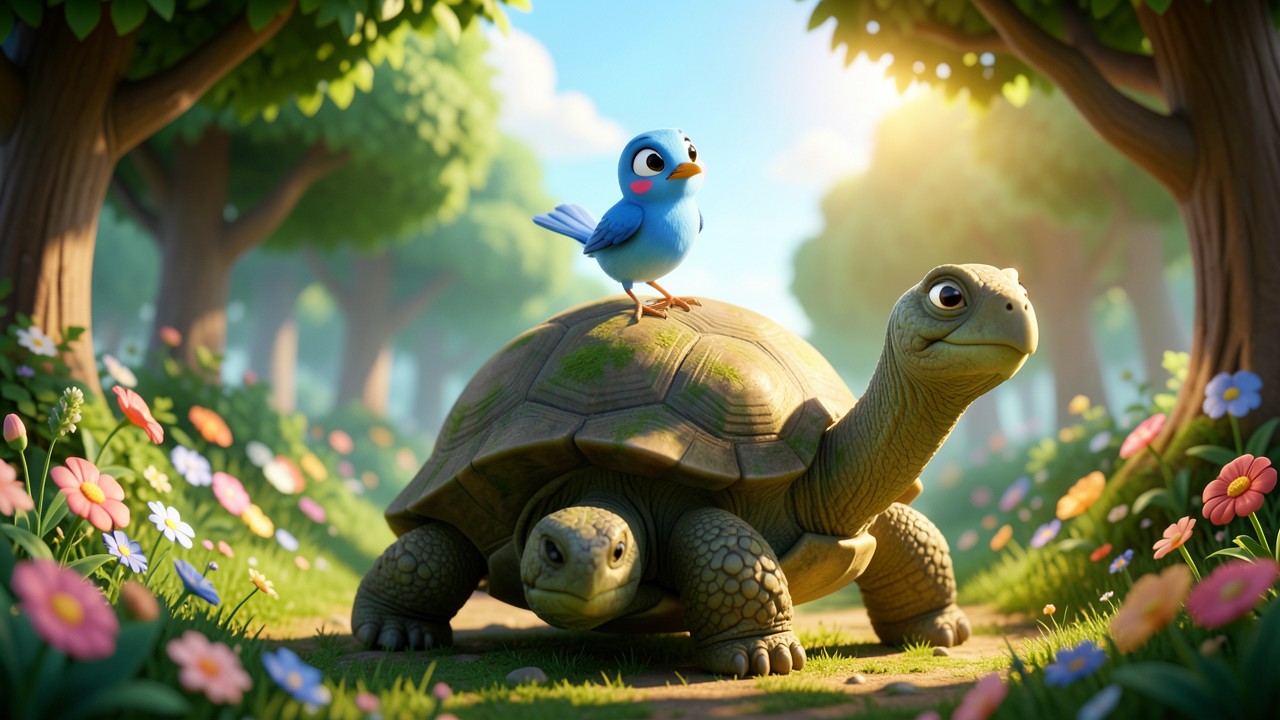 Cuentos de amistad cortos para reflexionar: La tortuga y el colibrí