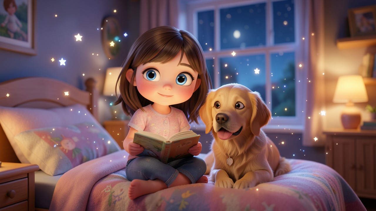 Histórias para dormir longas: A Menina e o Cachorro que Sabia Sonhar