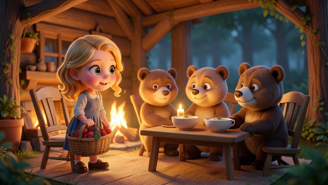 Goldilocks and the Three Bears Story to Print: A Sweet New Tale
