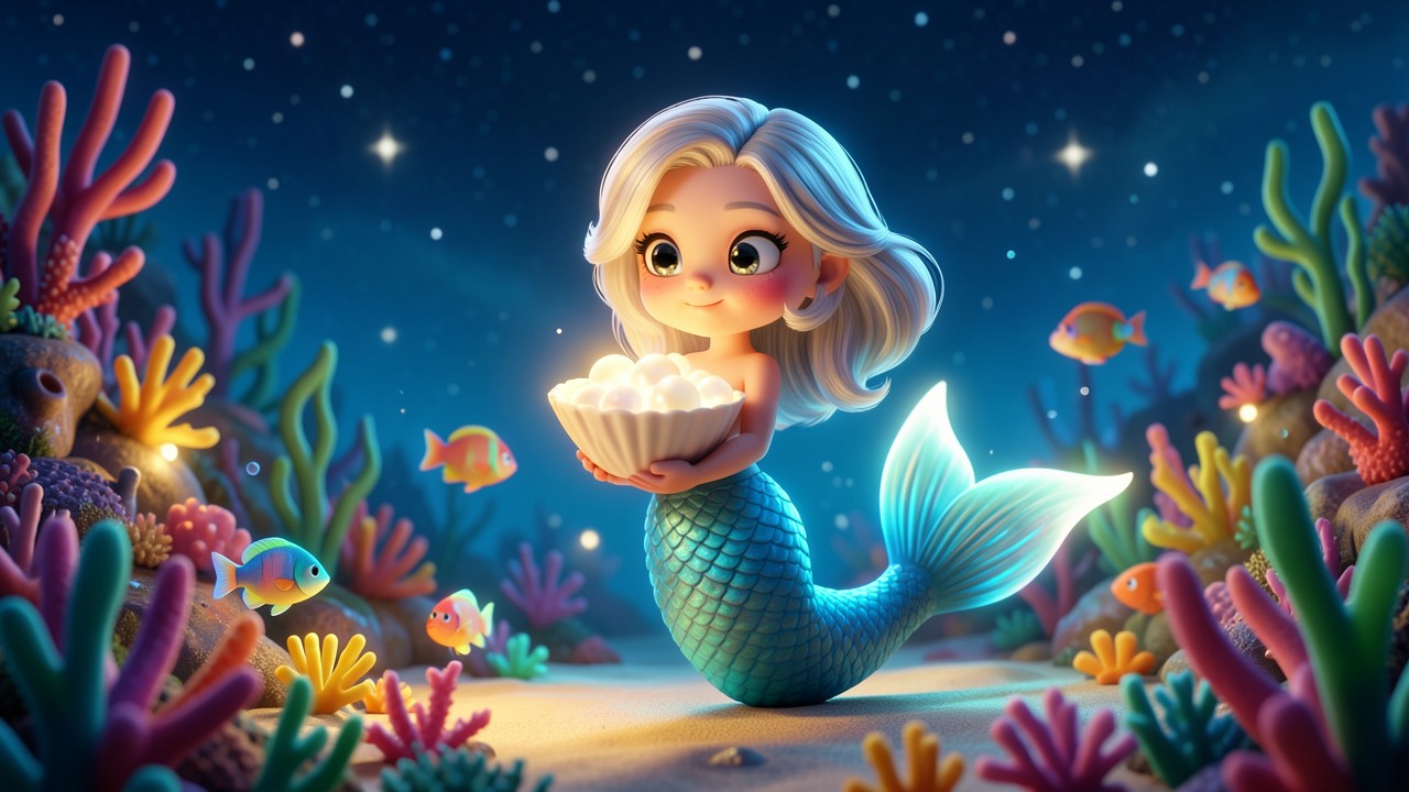 Une histoire pour les enfants : La Petite Sirène et les perles de lune