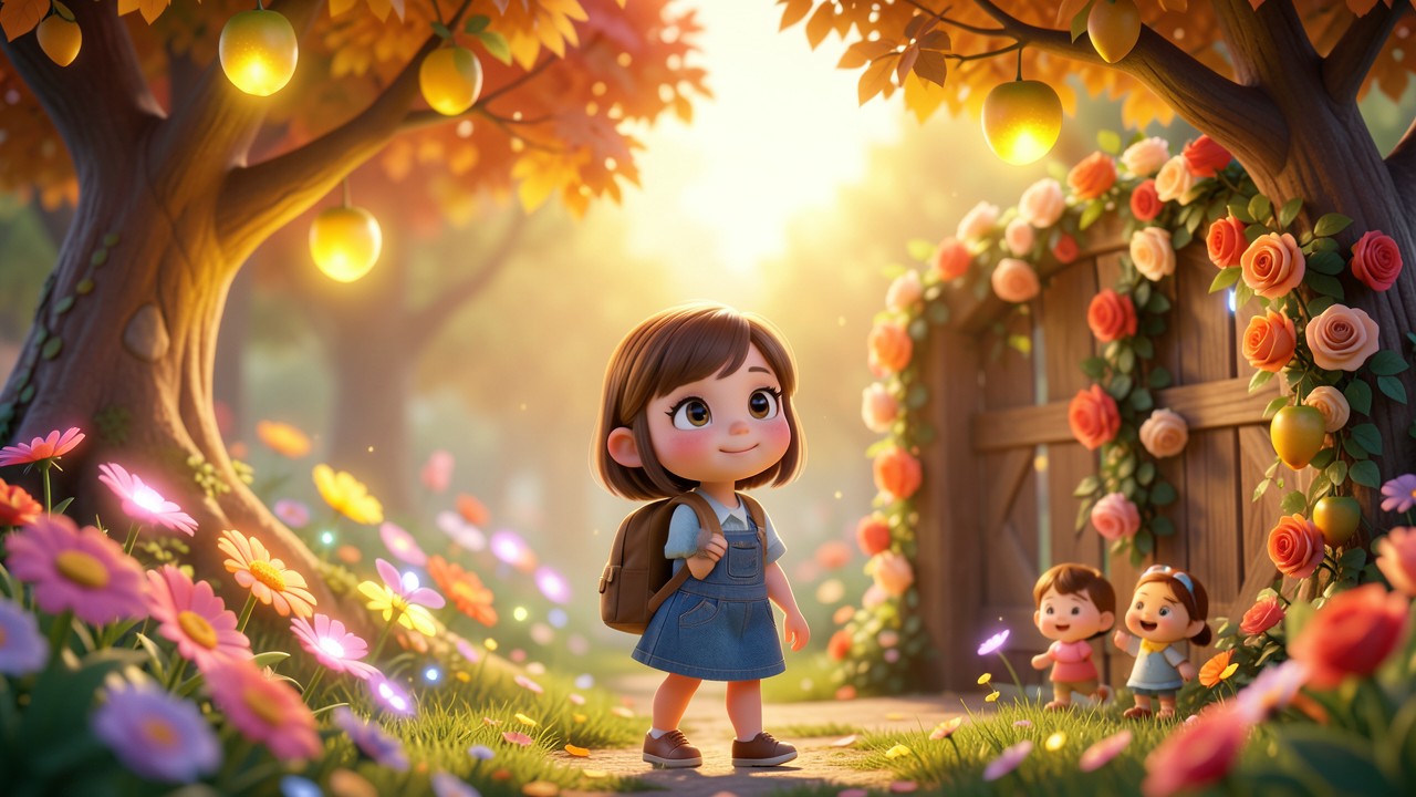 Conto de Escola: A Menina e o Segredo do Jardim