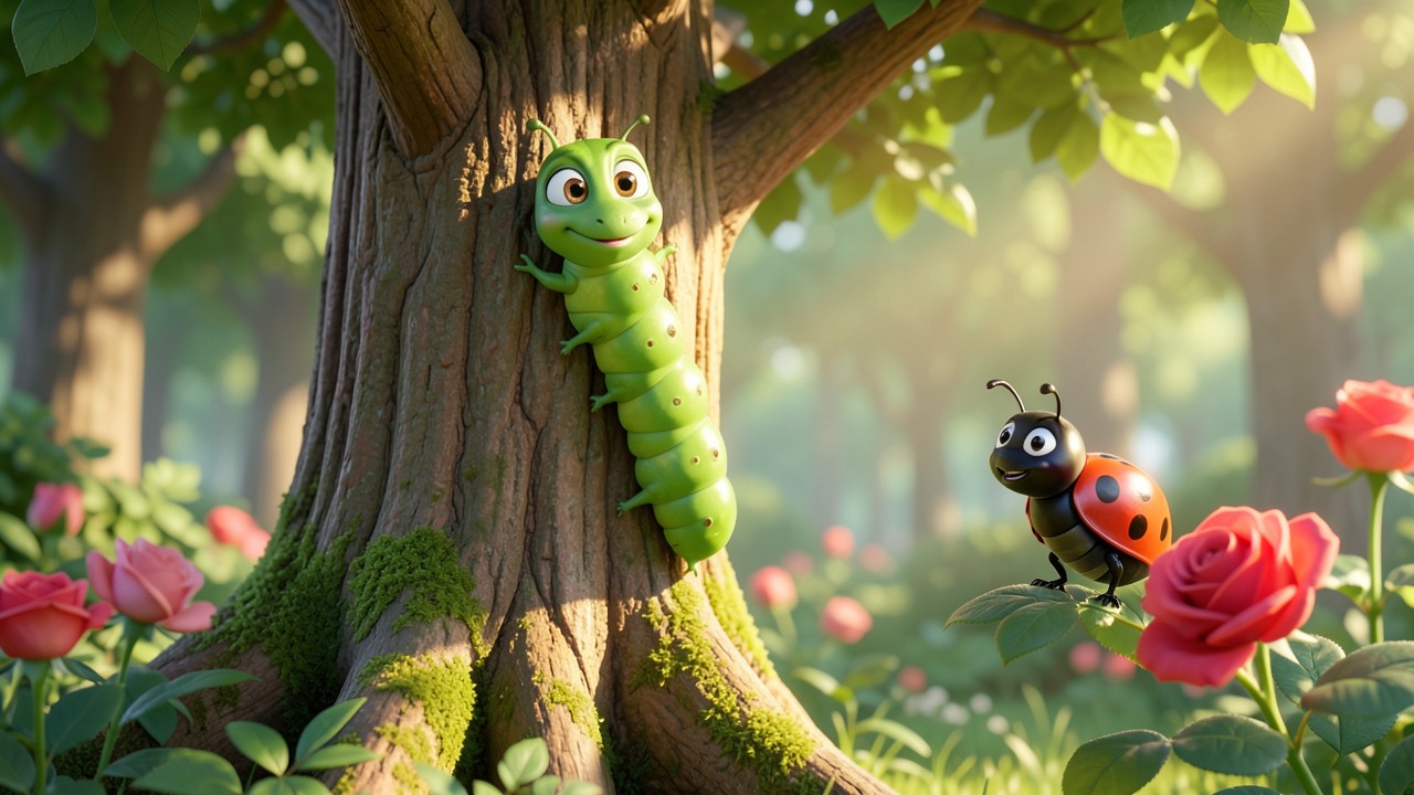 Moral Stories for Childrens: The Brave Little Caterpillar