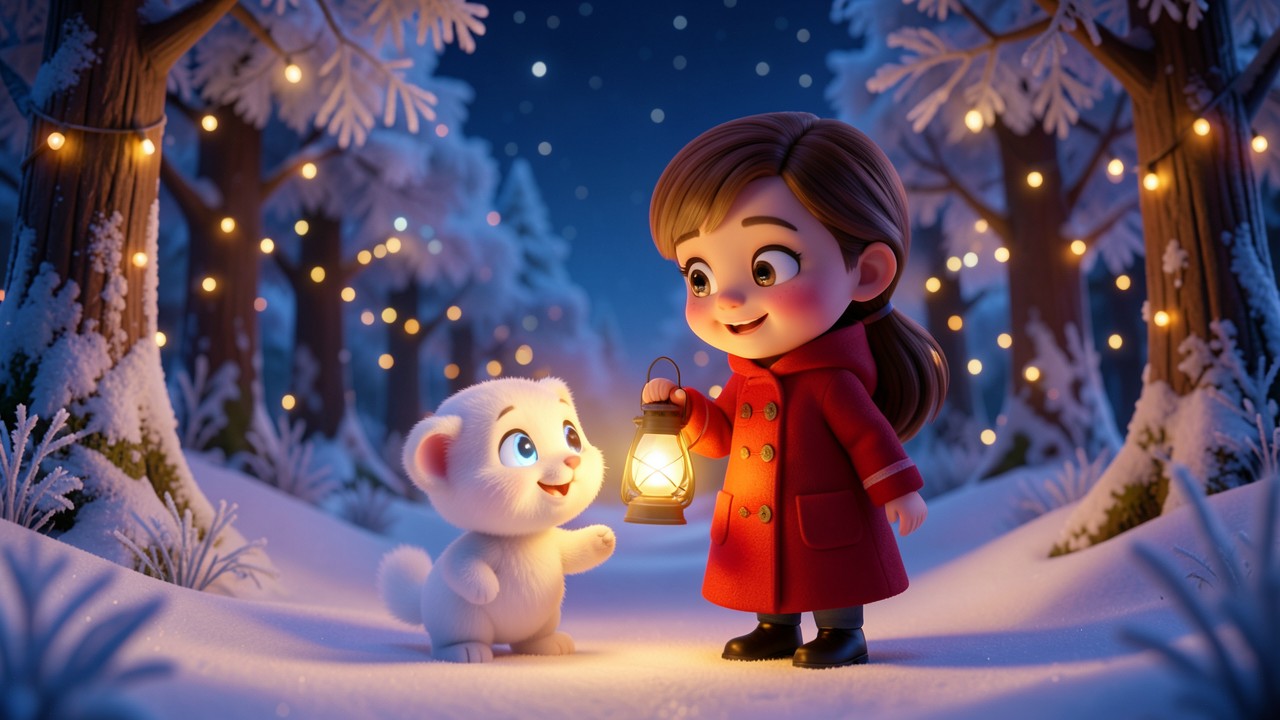 A Christmas Eve Story of the Snowy Lantern