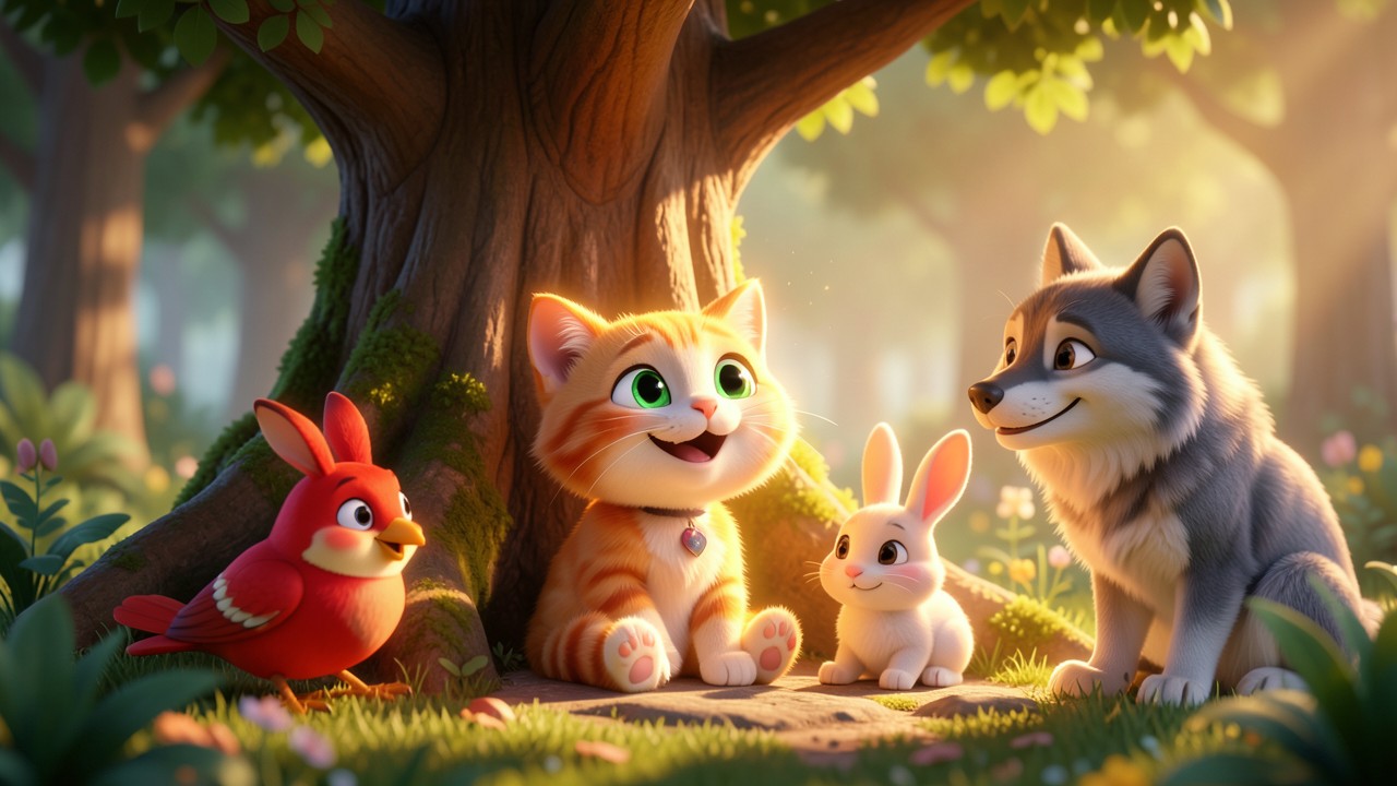 Cuentos niños 3 años: El gato que sabía cantar