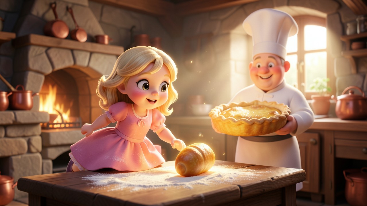 Histoire galette des rois maternelle : La princesse et le petit pain mystérieux