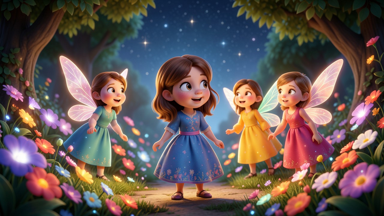 Conte sur les fées et le jardin secret