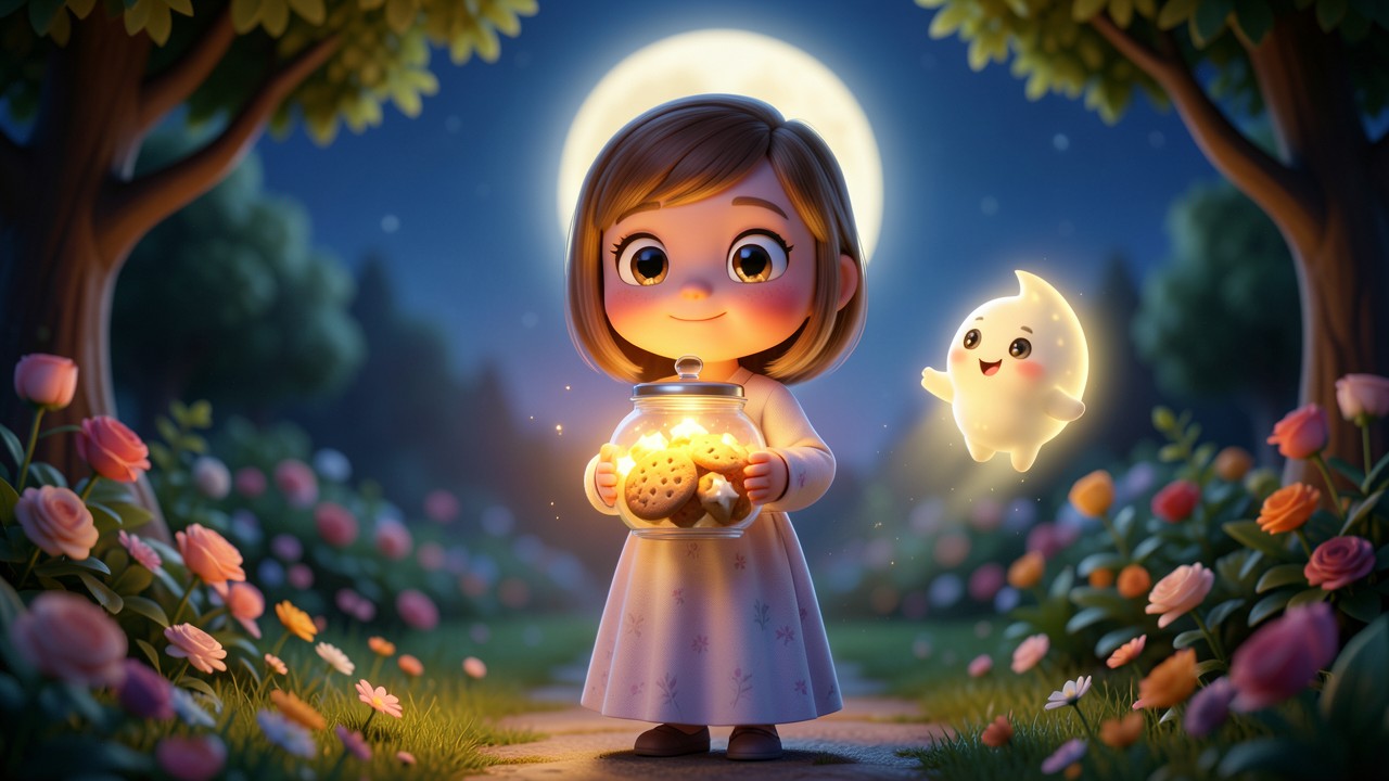 Stories for 4 Year Olds: The Moonlight Cookie Jar