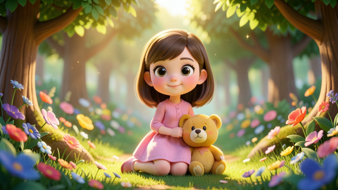 Contos Curtos Infantil: A Criança e o Urso de Ouro