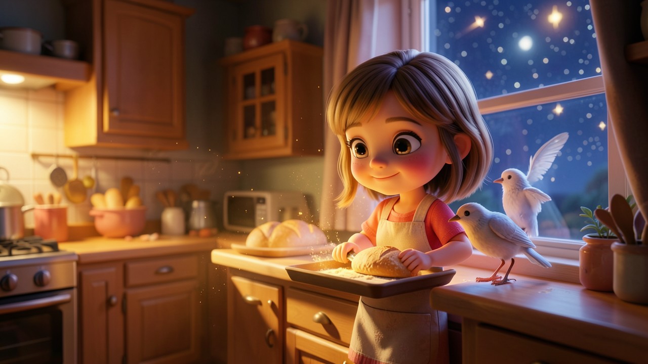 Folktale Stories: The Moonlit Baker and the Starling Song