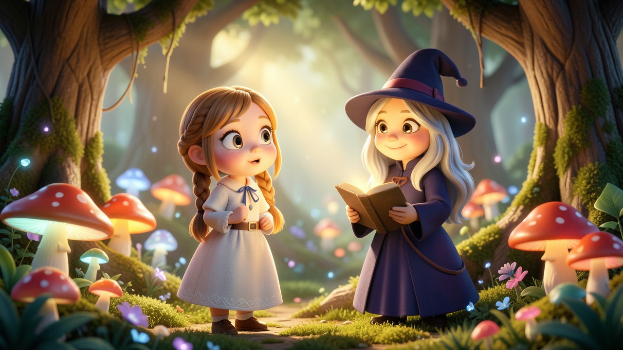 Cuentos para niñas de 10 años: La Bella Bruja del Bosque Encantado
