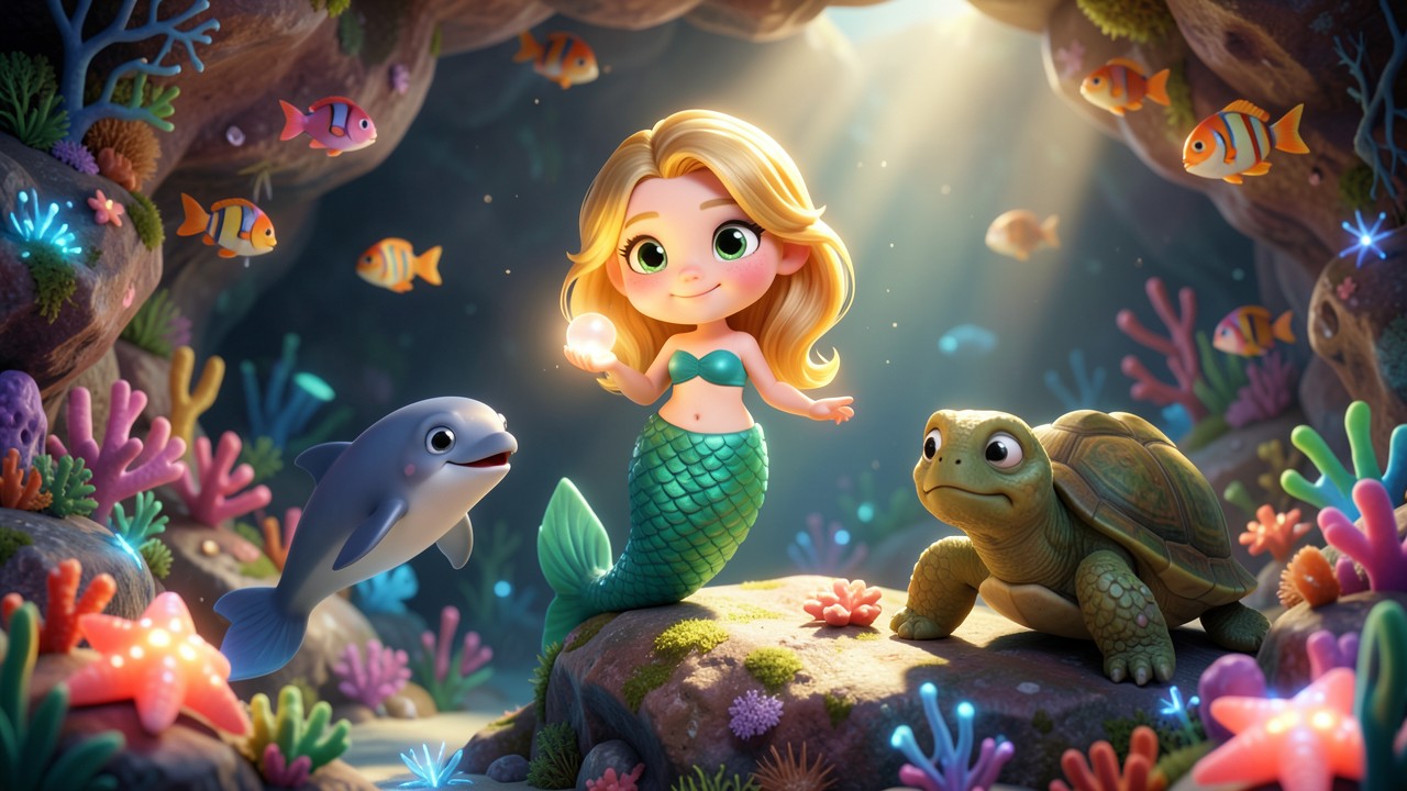 Conte la Petite Sirène et la Perle des Mers