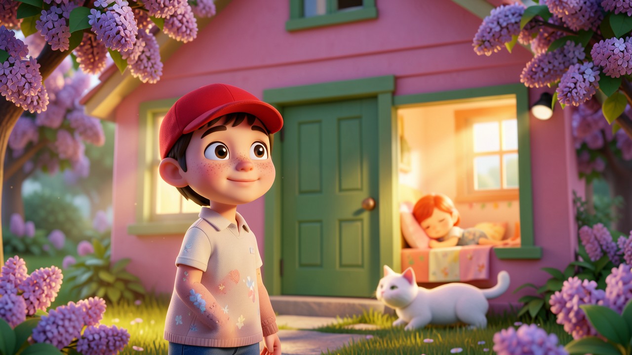 Histoire à raconter enfant : Le Secret de la Maison Rose