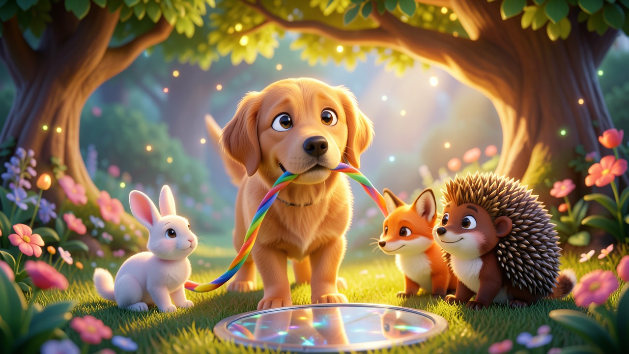 Histórias Ilustradas do Cachorro que Aprendeu a Brincar