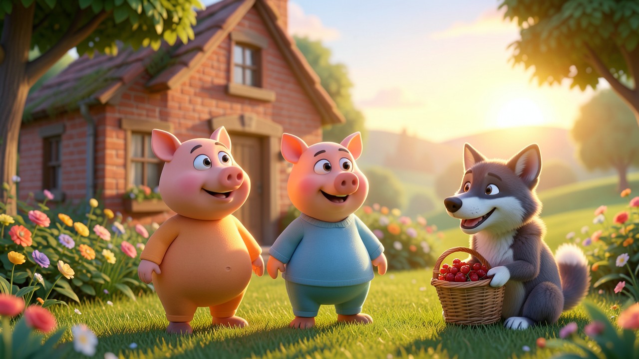 The Fairy Tale of the Three Little Pigs