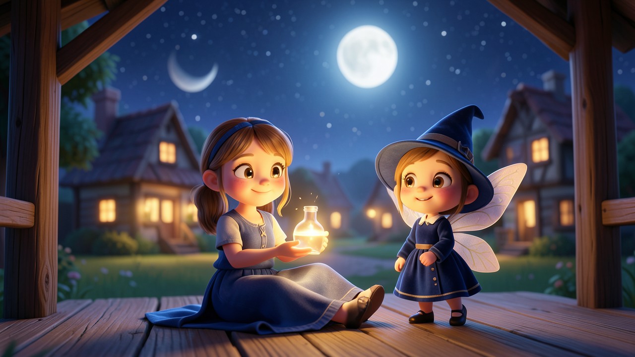 Une petite histoire de la lune et des étoiles