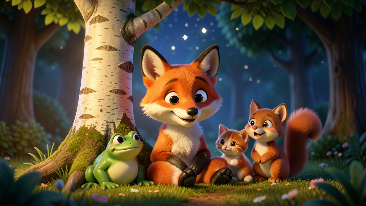 Gute Nacht Geschichte Lustig: Der Fuchs, der nicht schlafen konnte