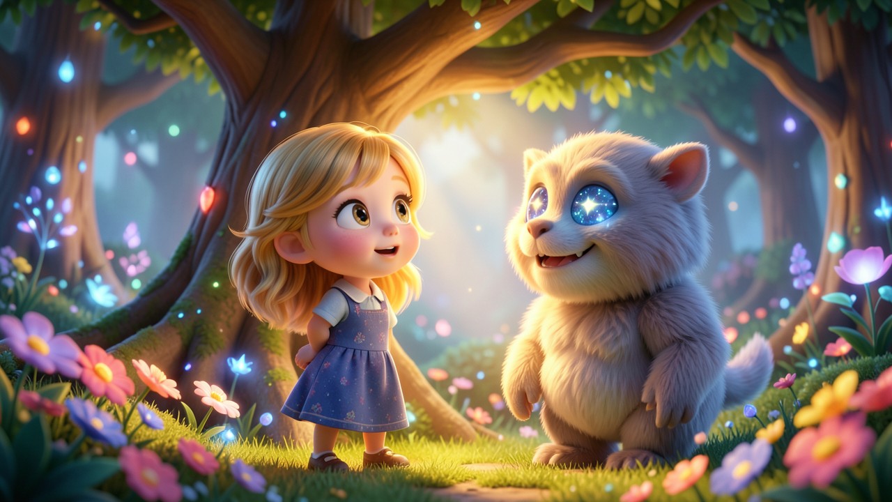 Historias Pequenas: A Menina e o Monstro de Meia-Noite