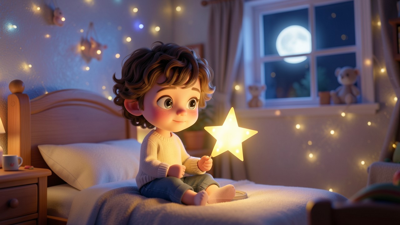 Gute Nacht Geschichten 2 Jahre: Das Lachen der Sternenlampe