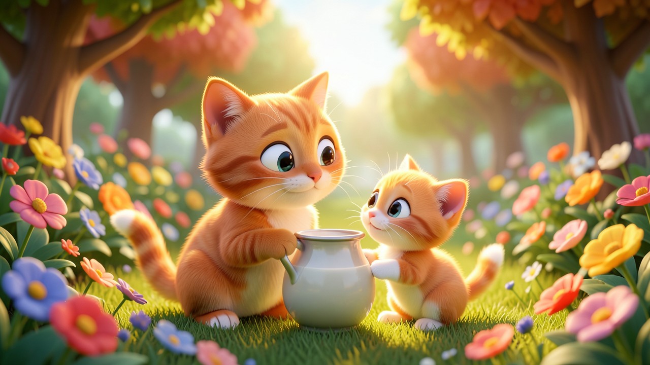 Histórias com Moral: O Gato que Aprendeu a Compartilhar