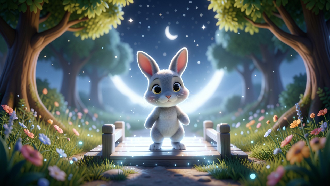 The Story Rabbit and the Moonlight Bridge
